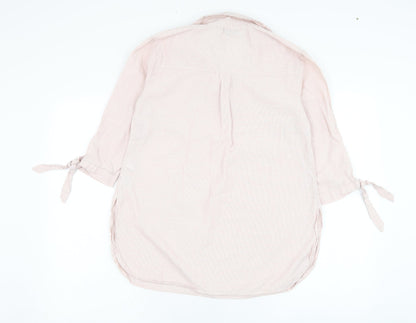 Womens UK Size 8 New Look Pink Basic Blouse