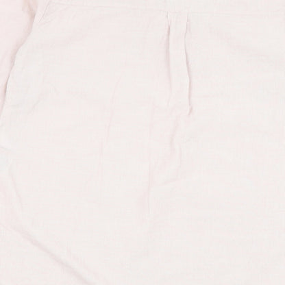 Womens UK Size 8 New Look Pink Basic Blouse