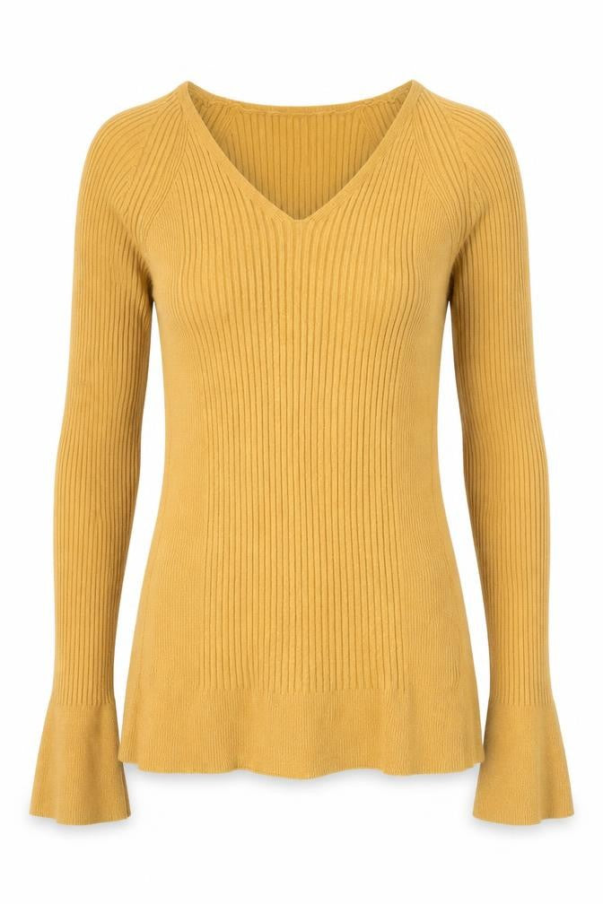 Womens UK Size 10 Primark Yellow Pullover Jumper