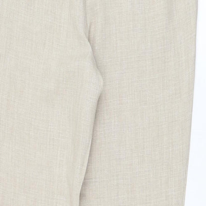 Womens UK Size 14 Collection Regular Fit  Beige Trousers