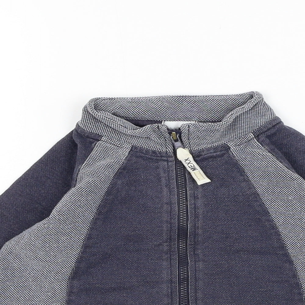 Mexx Baby Blue  Cotton Full Zip Jumper Size 12-18 Months  Zip