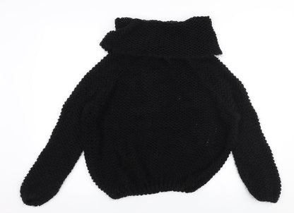 Womens UK Size M Katsumi Black Pullover Jumper