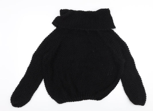 Womens UK Size M Katsumi Black Pullover Jumper