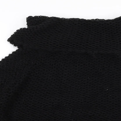Womens UK Size M Katsumi Black Pullover Jumper
