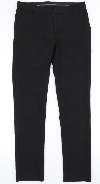 Womens UK Size 30 in Marks and Spencer Slim Fit  Black Trousers