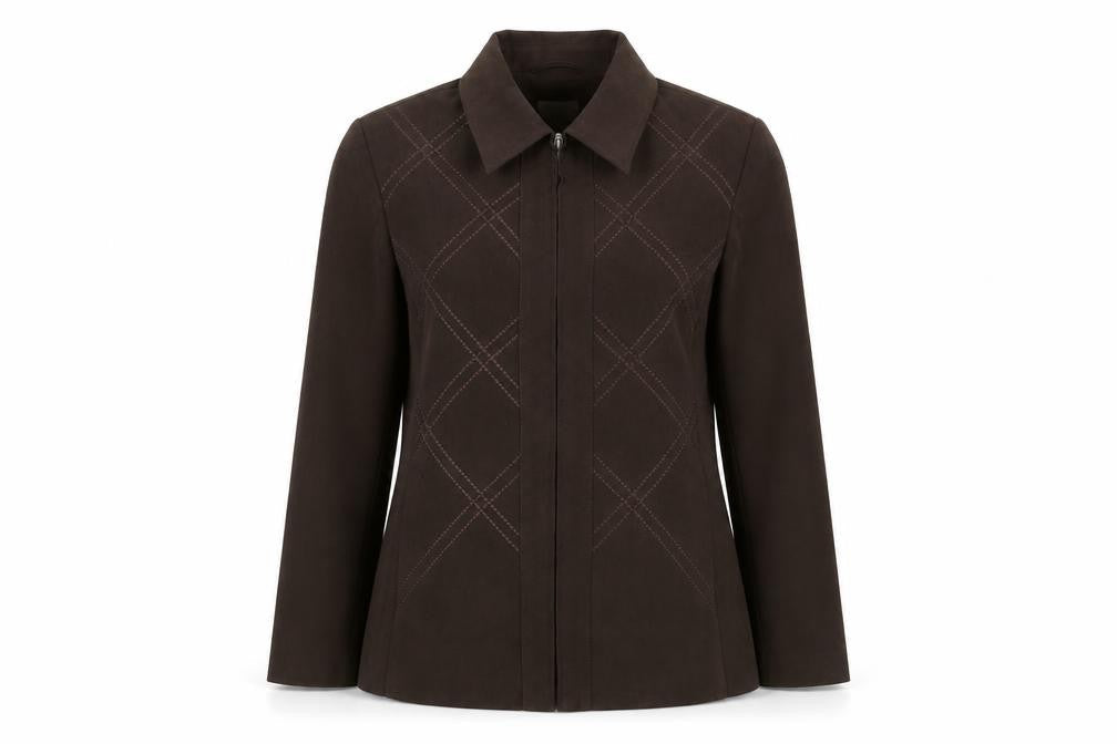 Womens UK Size 12 Classics Brown Jacket