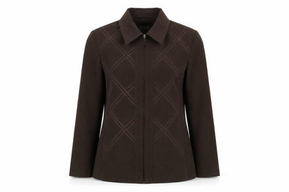Womens UK Size 12 Classics Brown Jacket