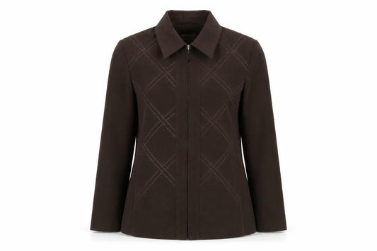 Womens UK Size 12 Classics Brown Jacket
