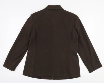 Womens UK Size 12 Classics Brown Jacket