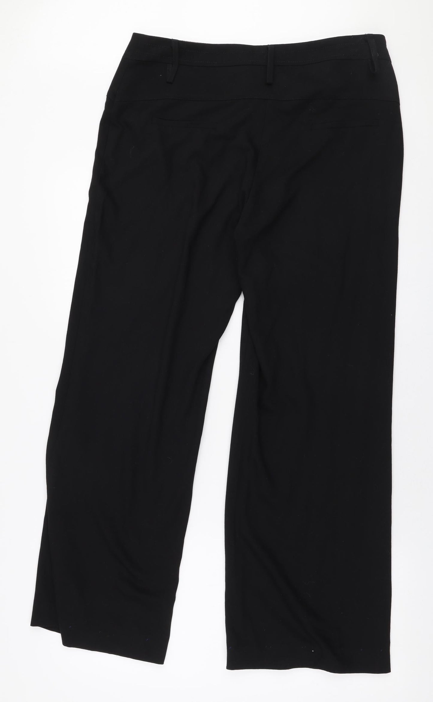 Womens UK Size 12 NEXT Regular Fit  Black Trousers