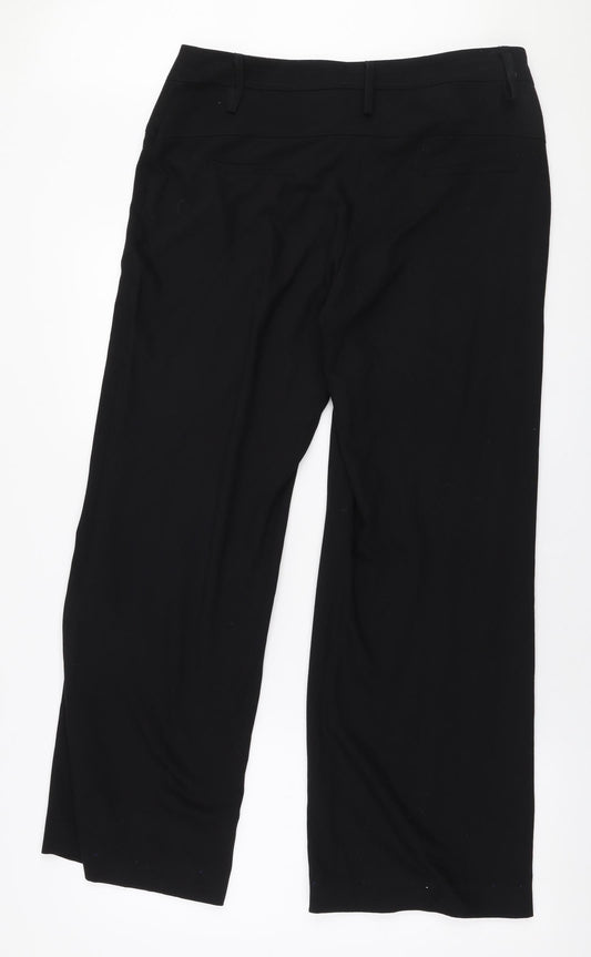 Womens UK Size 12 NEXT Regular Fit  Black Trousers
