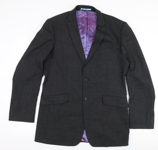 Mens UK Size 40 Burton  Grey Suit Jacket