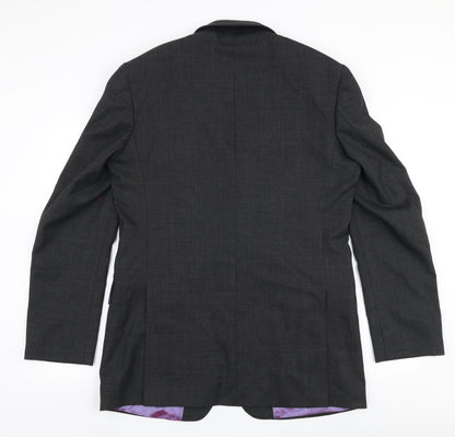Mens UK Size 40 Burton  Grey Suit Jacket