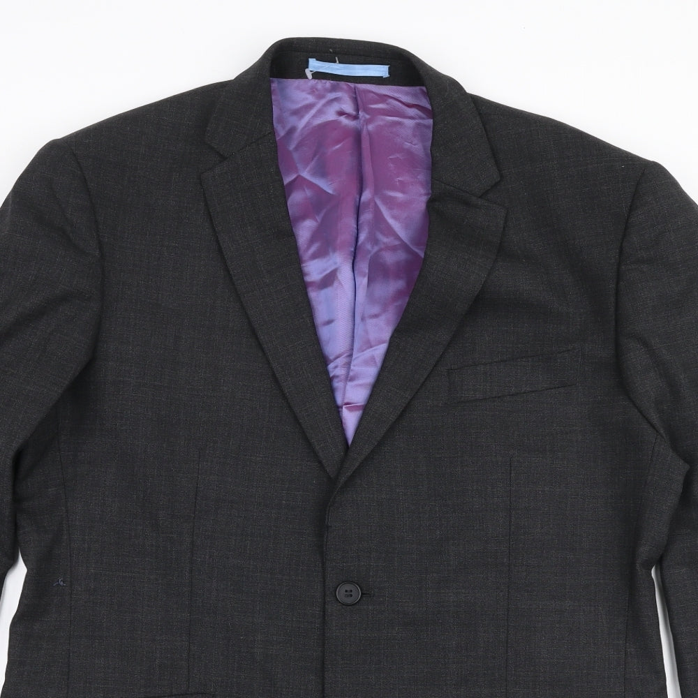 Mens UK Size 40 Burton  Grey Suit Jacket