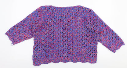 Womens UK Size S M&Co Multicoloured Pullover Jumper