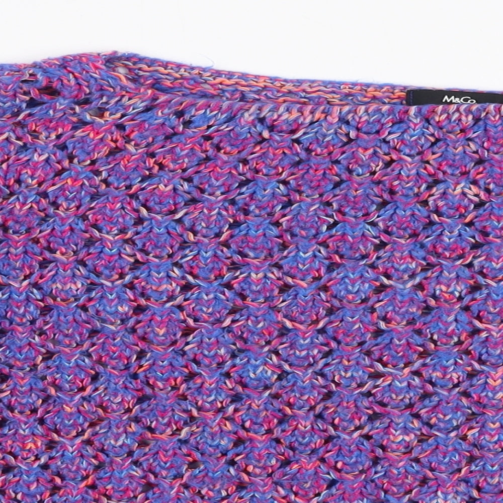 Womens UK Size S M&Co Multicoloured Pullover Jumper