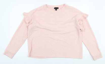 Womens UK Size M New Look Pink Pullover Jumper