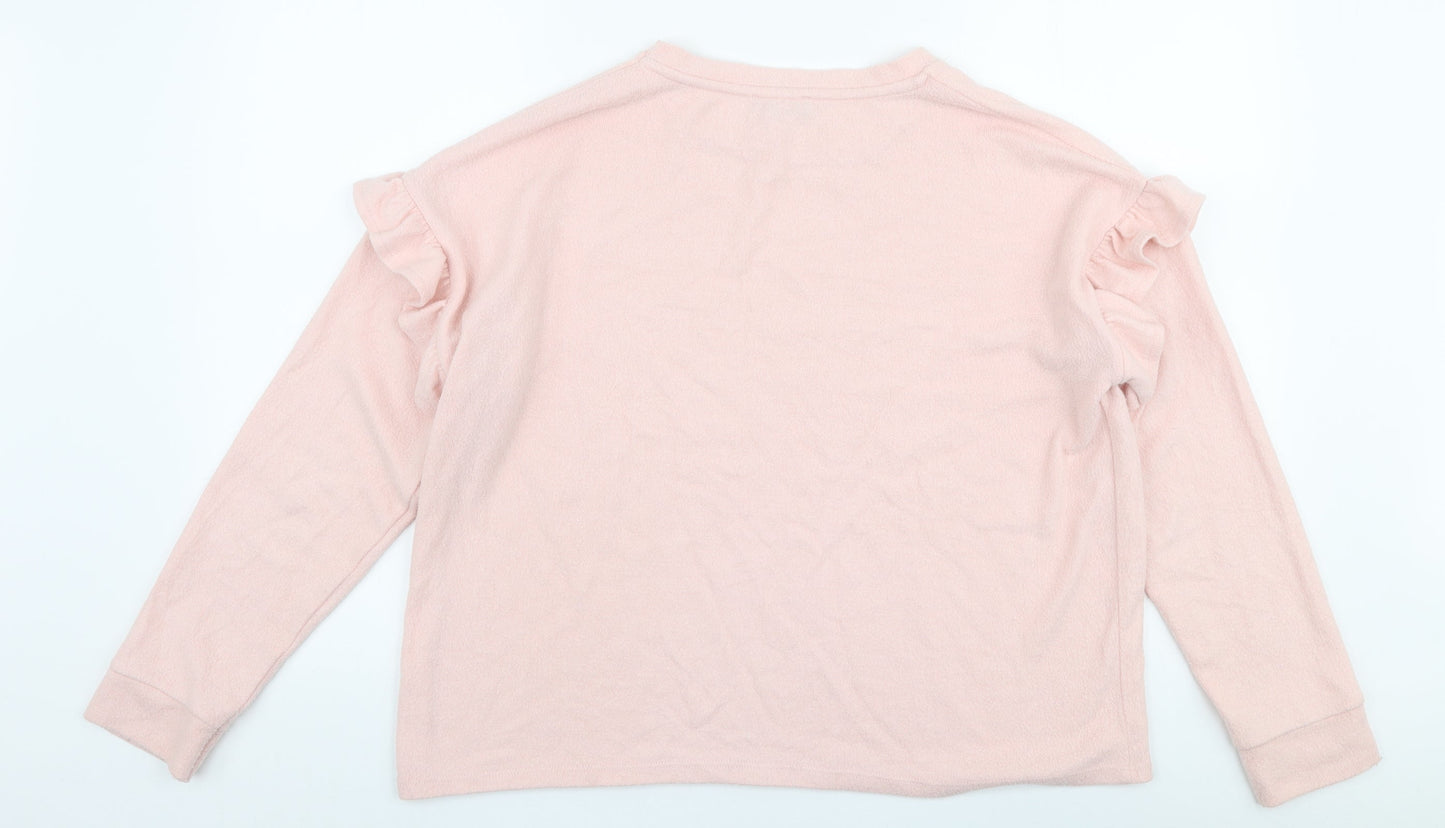 Womens UK Size M New Look Pink Pullover Jumper