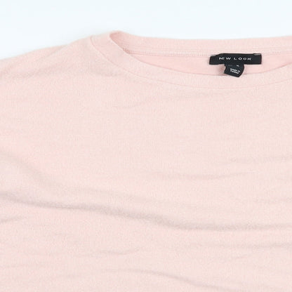 Womens UK Size M New Look Pink Pullover Jumper
