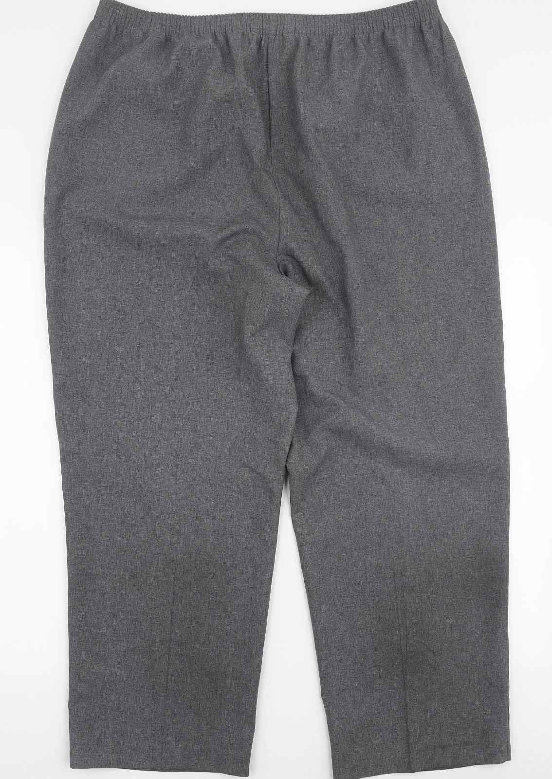 Bonmarche Womens Grey  Polyester Trousers  Size 20 L27 in Regular