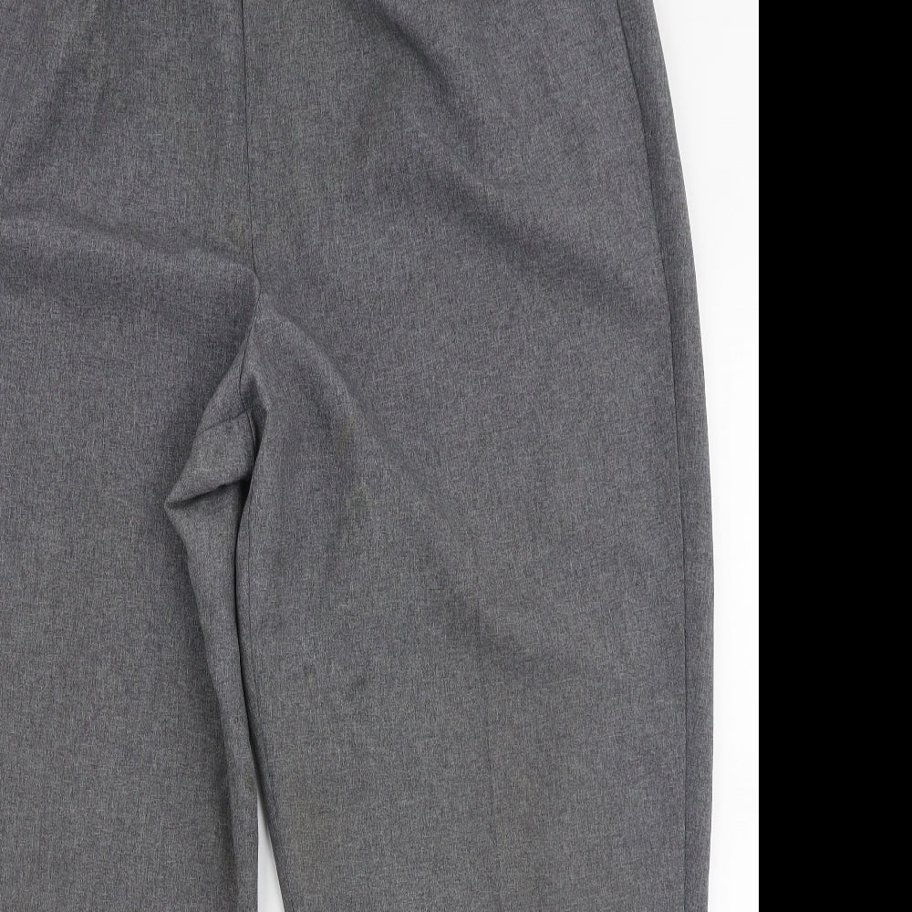 Bonmarche Womens Grey  Polyester Trousers  Size 20 L27 in Regular