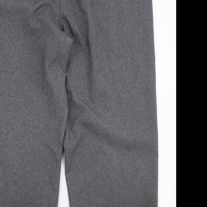 Bonmarche Womens Grey  Polyester Trousers  Size 20 L27 in Regular