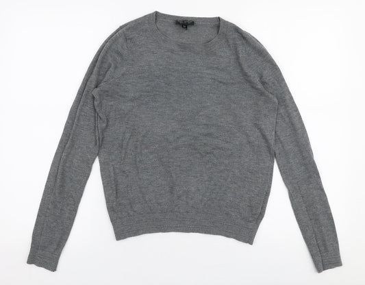 Womens UK Size 6 Topshop Grey Pullover Jumper