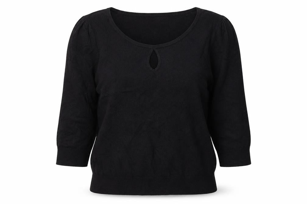 Womens UK Size M George Black Pullover Jumper