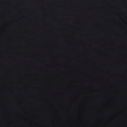 George Womens Black Round Neck  Polyester Pullover Jumper Size M