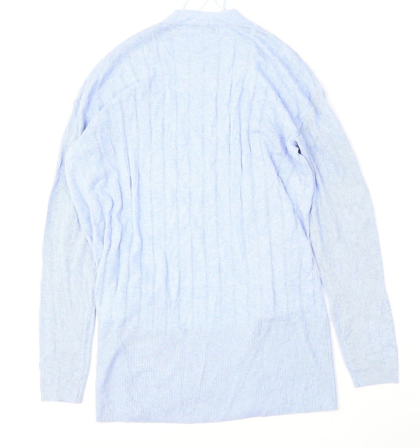Womens UK Size XS Marks and Spencer Blue Cardigan Jumper