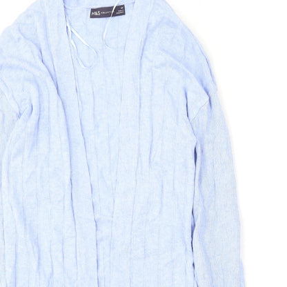 Womens UK Size XS Marks and Spencer Blue Cardigan Jumper