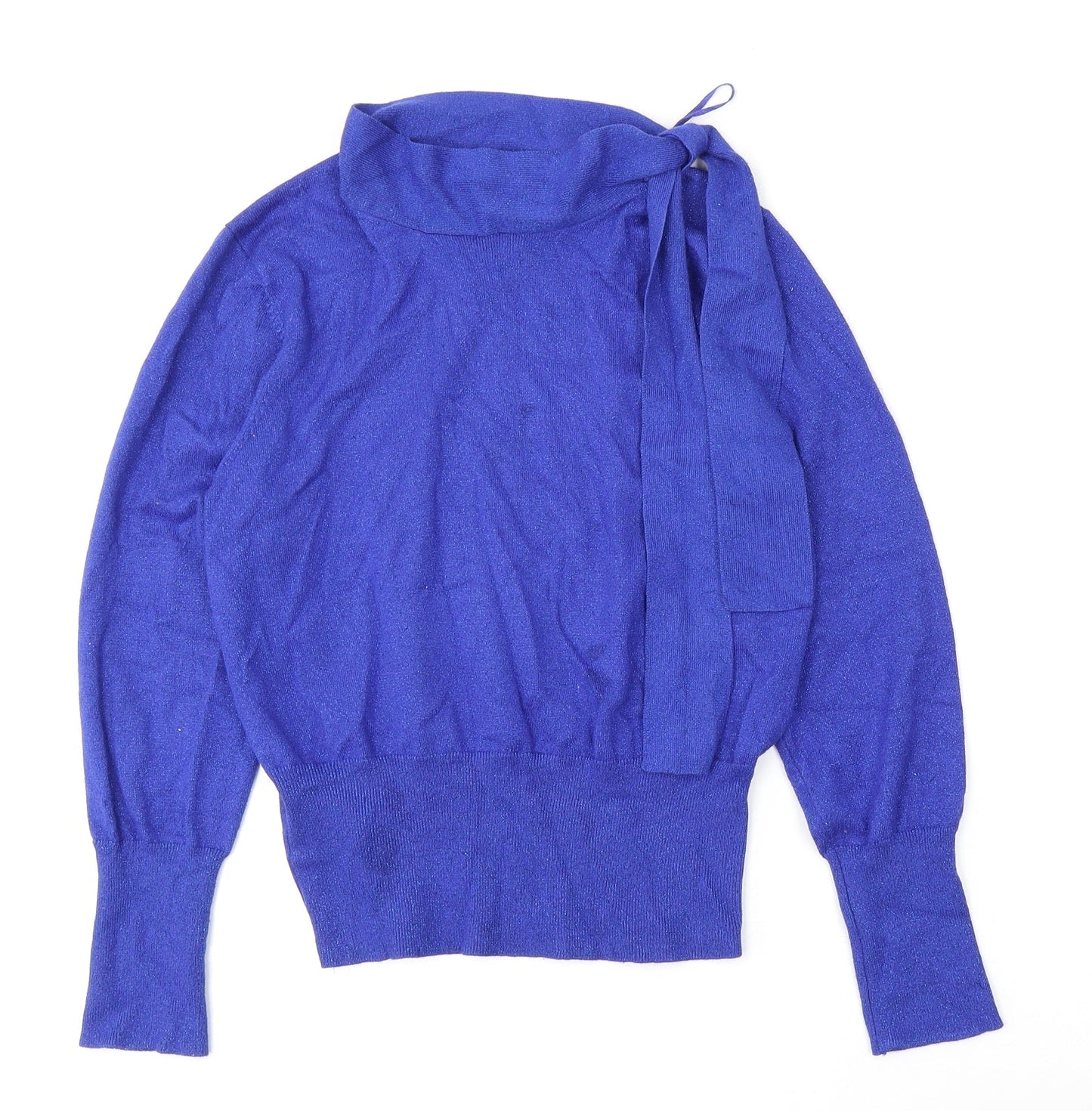 Womens UK Size 12 Marks and Spencer Blue Pullover Jumper