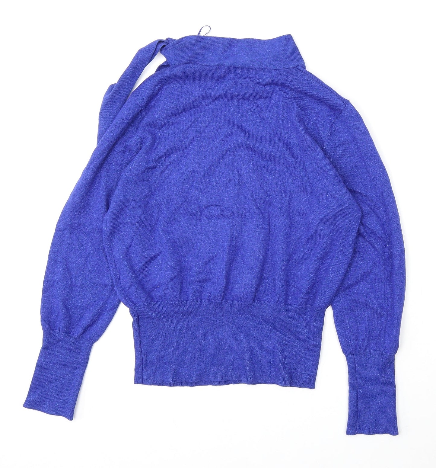 Womens UK Size 12 Marks and Spencer Blue Pullover Jumper
