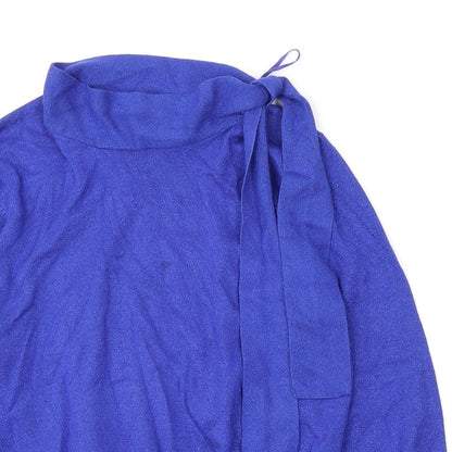 Womens UK Size 12 Marks and Spencer Blue Pullover Jumper