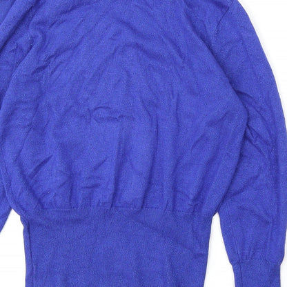 Womens UK Size 12 Marks and Spencer Blue Pullover Jumper