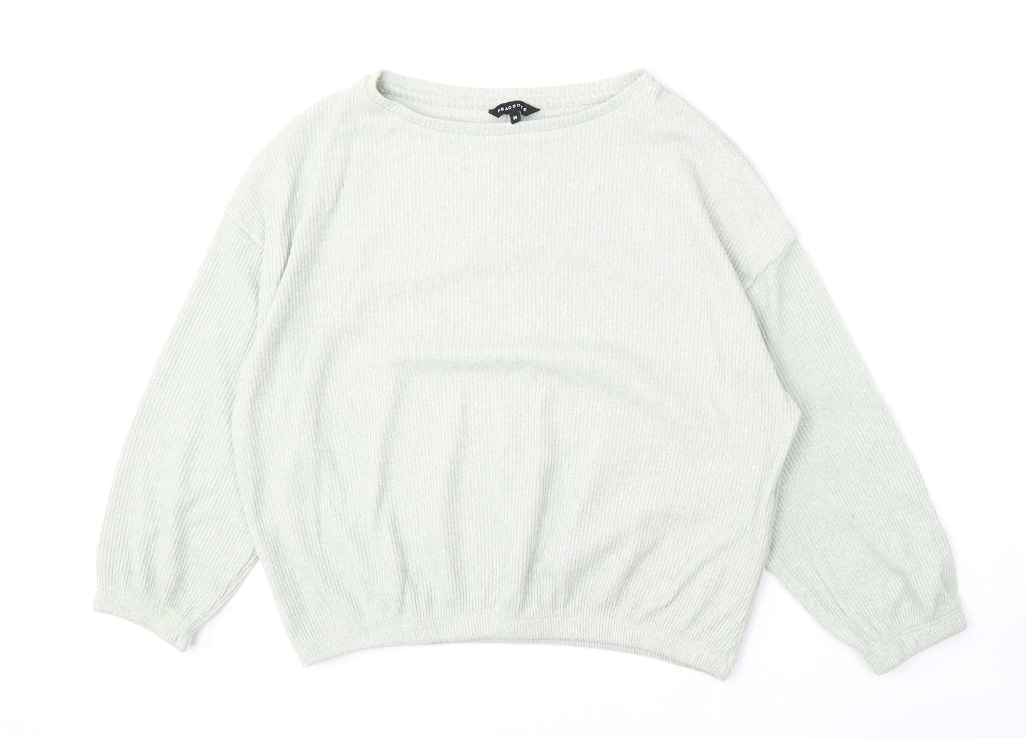 Womens UK Size M Peacocks Green Pullover Jumper