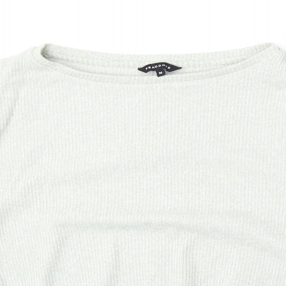 Womens UK Size M Peacocks Green Pullover Jumper