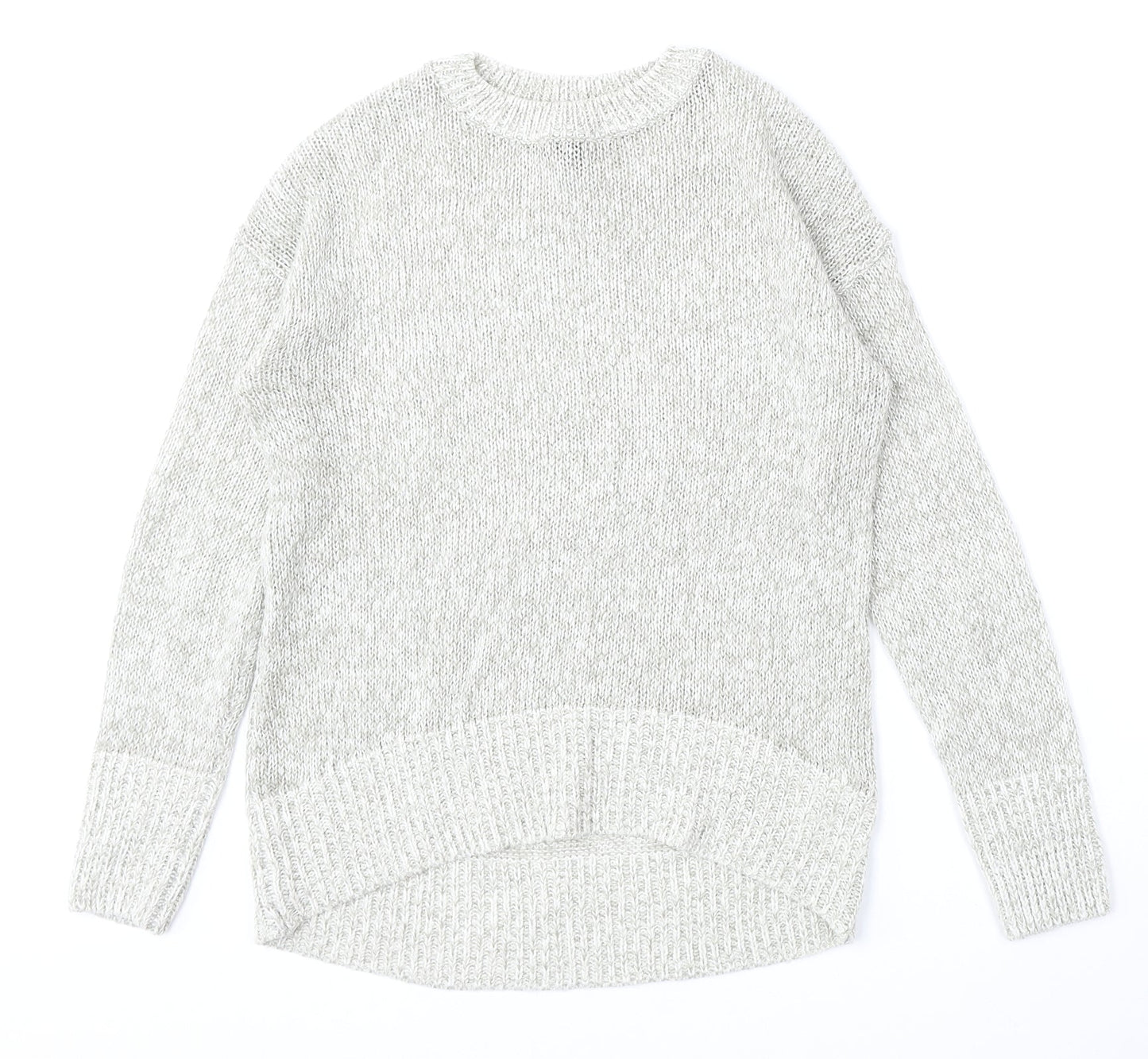 Womens UK Size S New Look Grey Pullover Jumper
