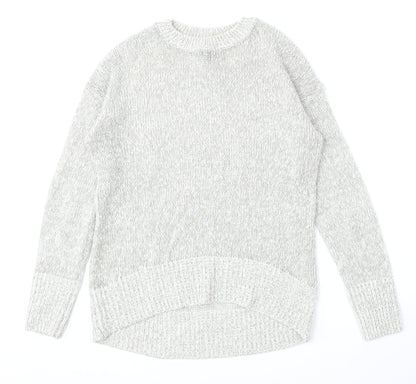 Womens UK Size S New Look Grey Pullover Jumper