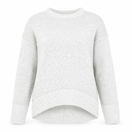 Womens UK Size S New Look Grey Pullover Jumper