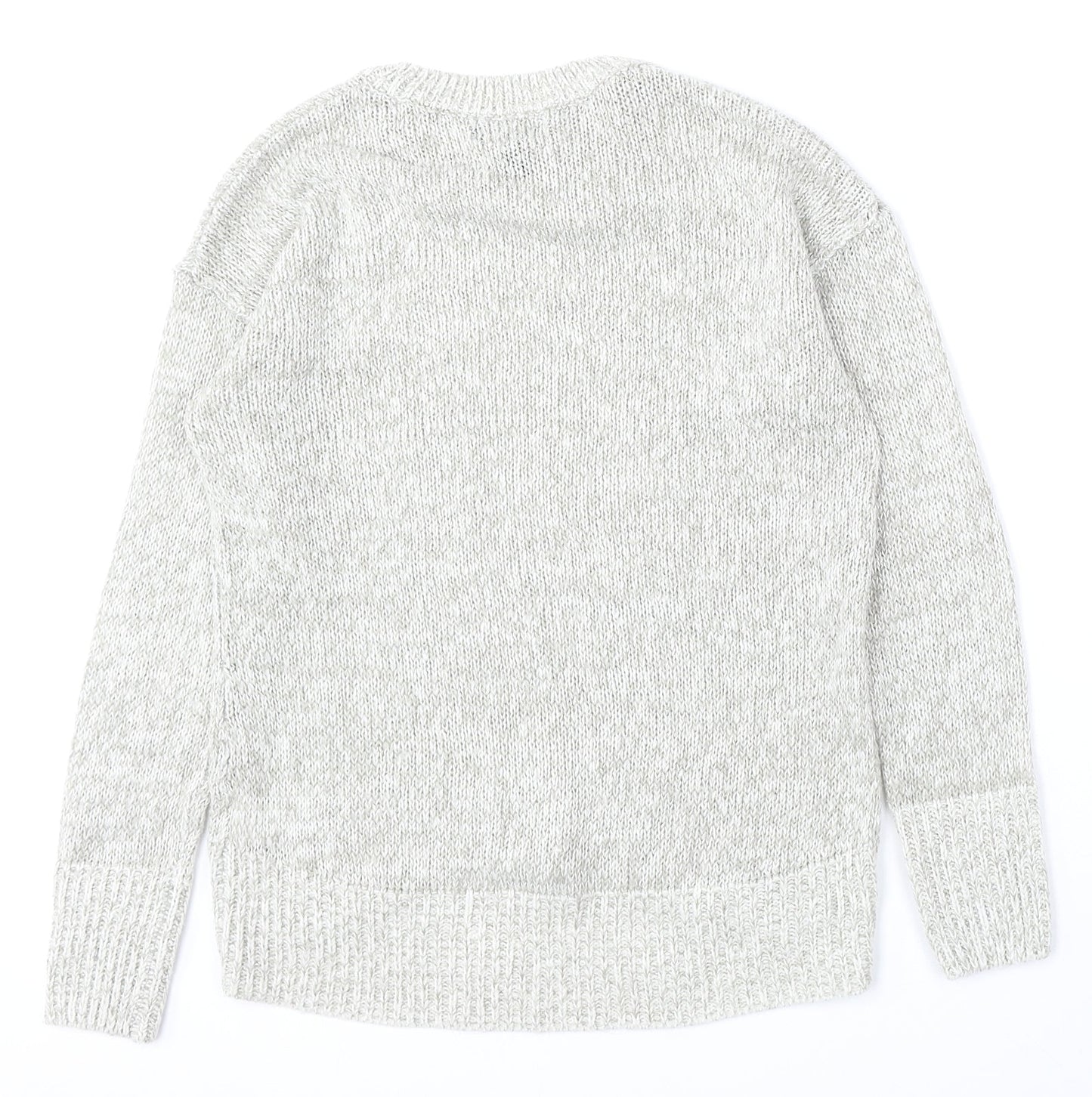 Womens UK Size S New Look Grey Pullover Jumper