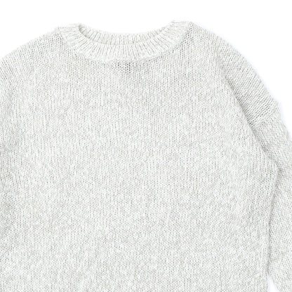Womens UK Size S New Look Grey Pullover Jumper
