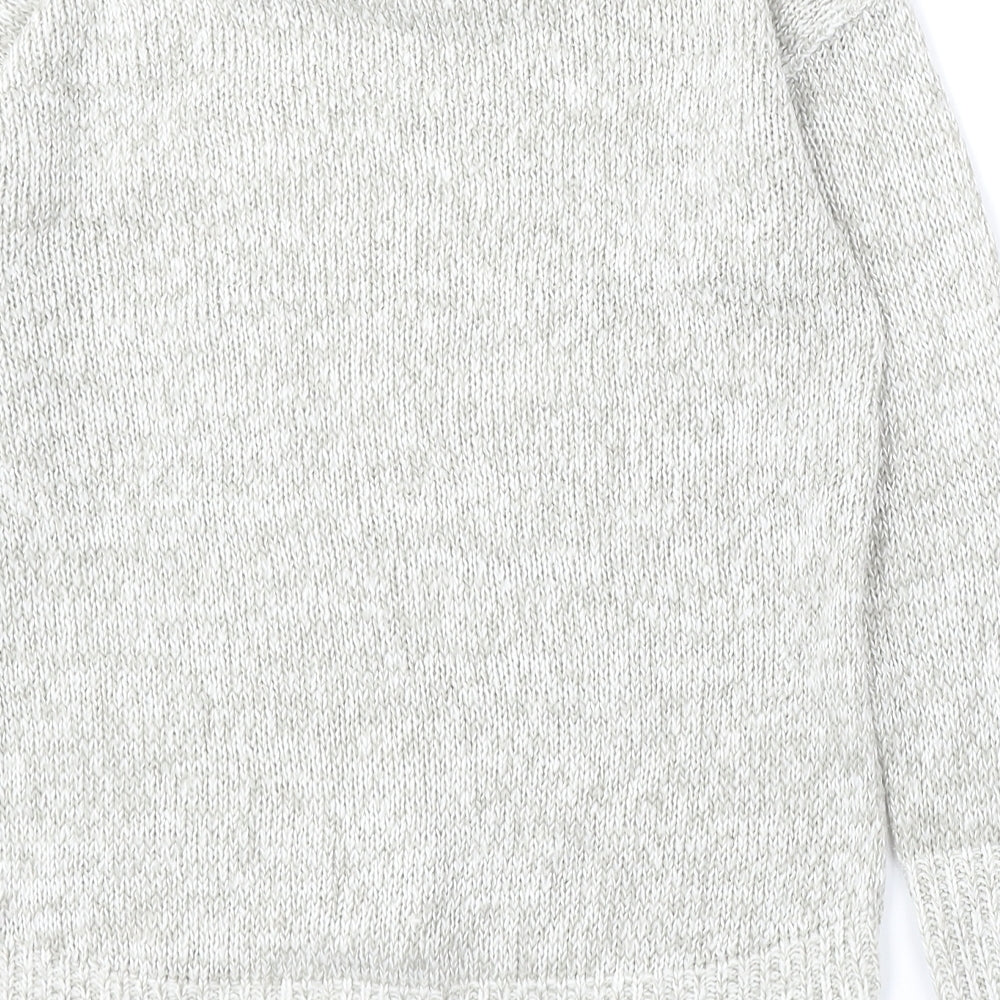 Womens UK Size S New Look Grey Pullover Jumper