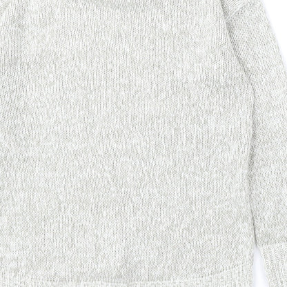 Womens UK Size S New Look Grey Pullover Jumper