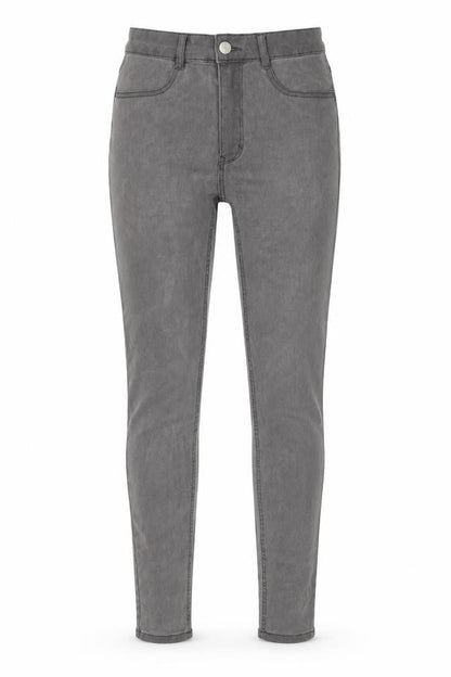 Womens UK Size 8 Pull&Bear Regular Fit Skinny Grey Jeans