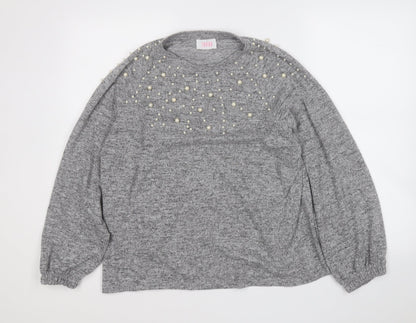Womens UK Size L Savida Grey Pullover Jumper