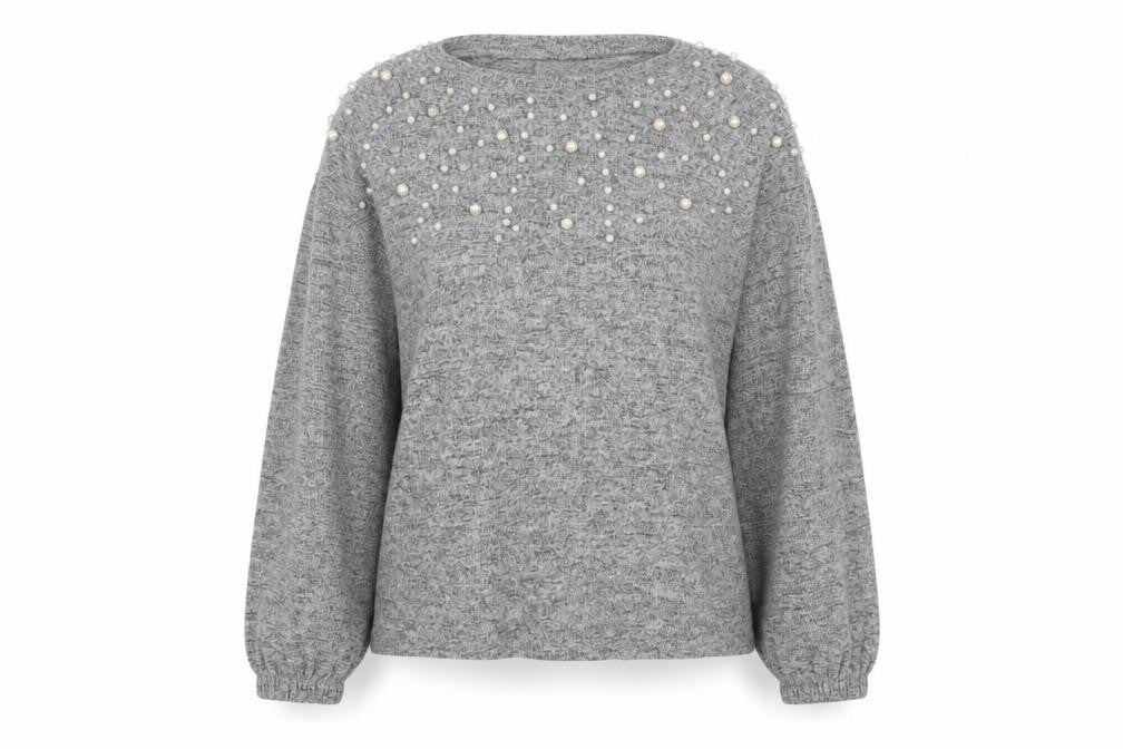 Womens UK Size L Savida Grey Pullover Jumper