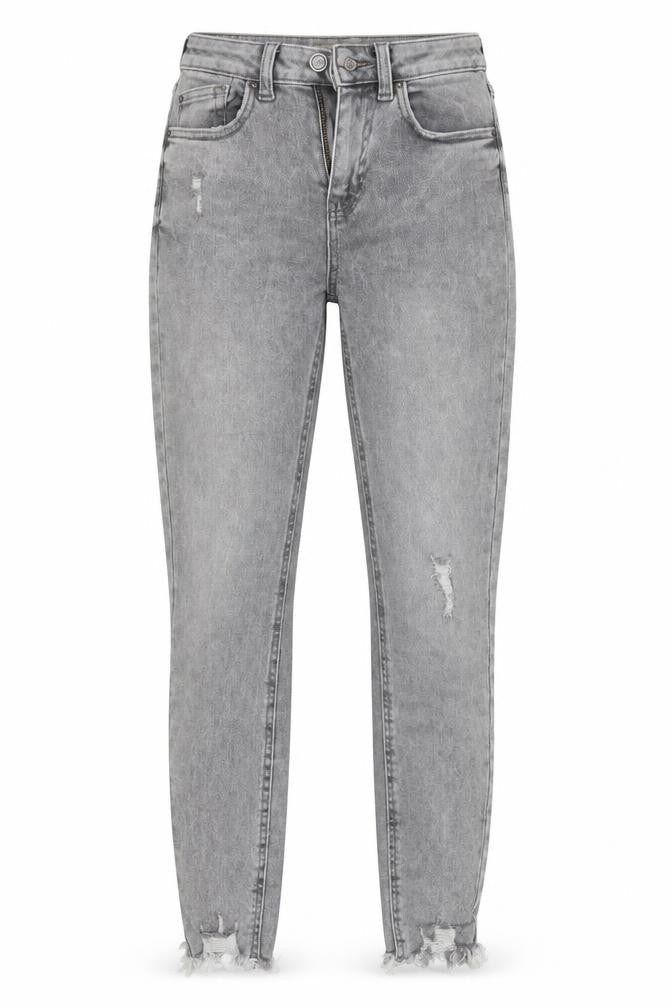 Womens UK Size 8 Denim & Co. Regular Fit Skinny Grey Jeans