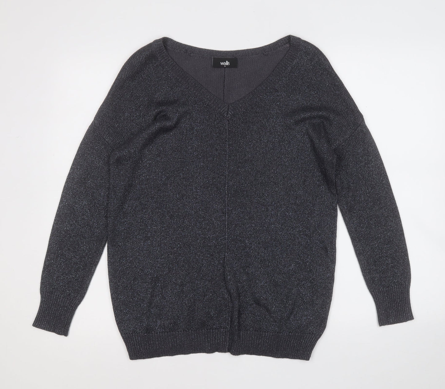 Womens UK Size M Wallis Grey Pullover Jumper