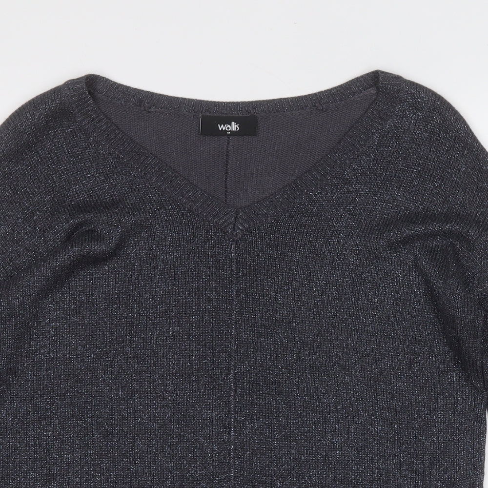 Womens UK Size M Wallis Grey Pullover Jumper